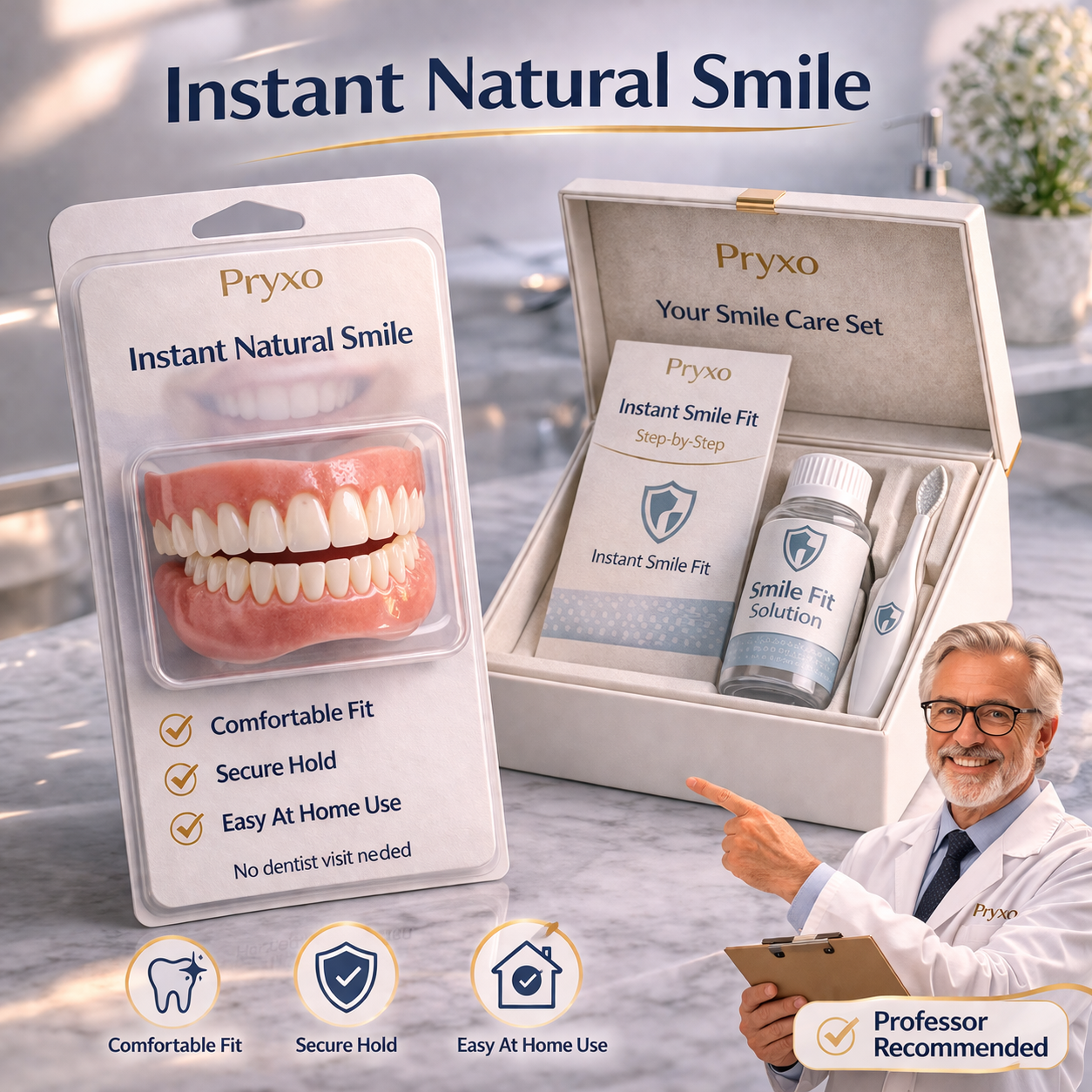 2026 National Subsidies⏰Pryxo™ Complete Dentures