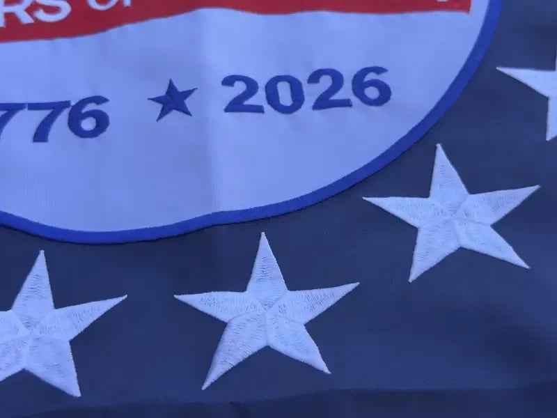 Last Day 49% OFF🔥250th Anniversary USA Commemorative Flag ,Double-Sided Embroidered