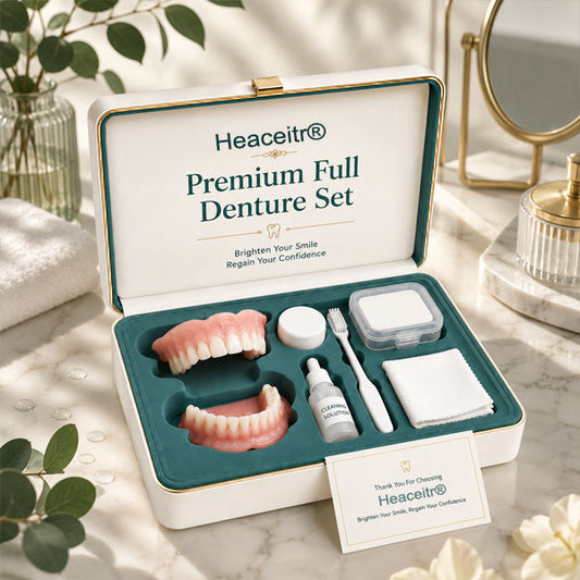 🌎Ends Today: 70% OFF! ⏰ Custom-Fit Full Functional Dentures| Smile with Confidence