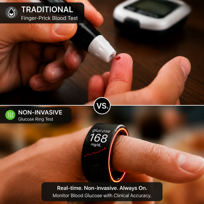 🎉 75% OFF Launch Offer🔥AuraNova™ G1 Non-Invasive Smart Ring