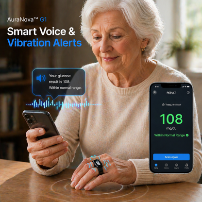 🎉 75% OFF Launch Offer🔥AuraNova™ G1 Non-Invasive Smart Ring