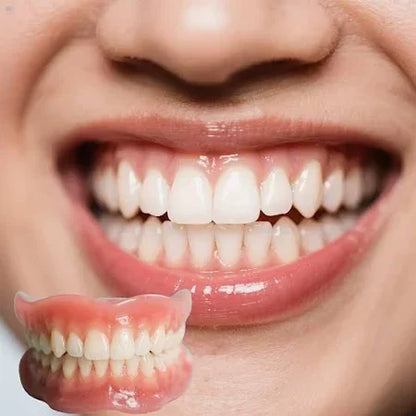 Ends Today: 75% OFF! ⏰Pryxo™ Medical Full Denture with Strong Suctiond Custom-Fit Full Functional Dentures🦷Obtain American Dental Association (ADA) Certification