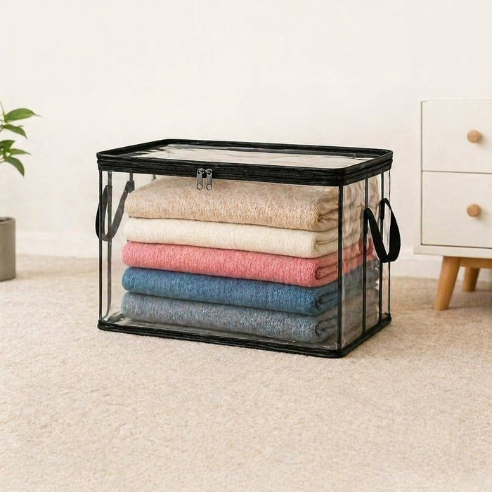🎁Hot Sale 49% OFF🔥Large Heavy-Duty Thick Plastic Clear Storage Bag for Clothes, Moving & Storage