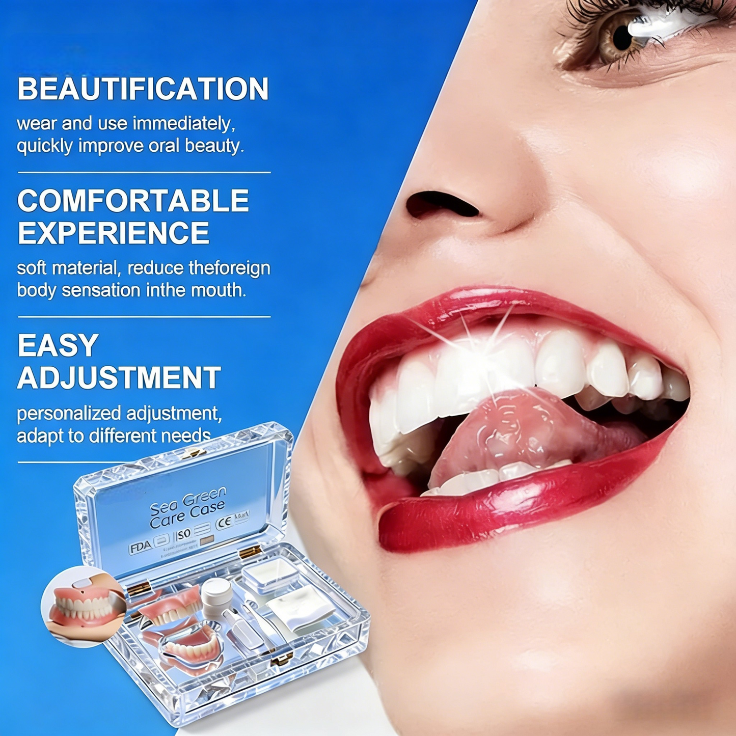 Ends Today: 75% OFF! ⏰Pryxo™ Medical Full Denture with Strong Suctiond Custom-Fit Full Functional Dentures🦷Obtain American Dental Association (ADA) Certification