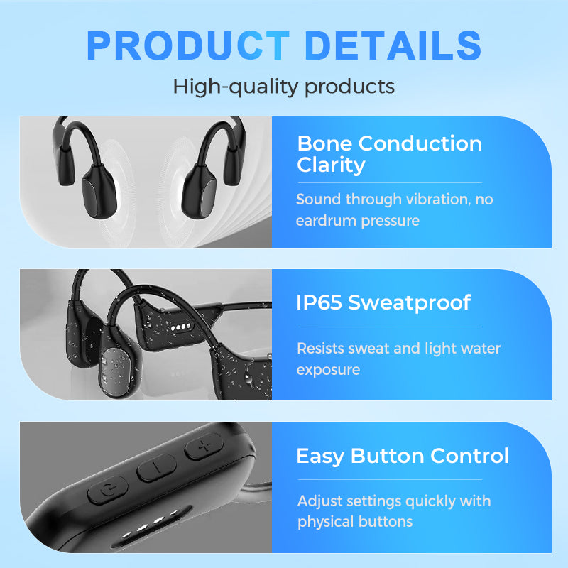 🌎Deadline today: 83% OFF! 👂🔥Advanced bone conduction smart hearing aid headphones