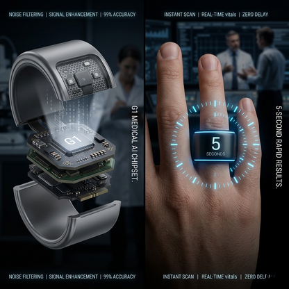 🎉 75% OFF Launch Offer🔥AuraNova™ G1 Non-Invasive Smart Ring