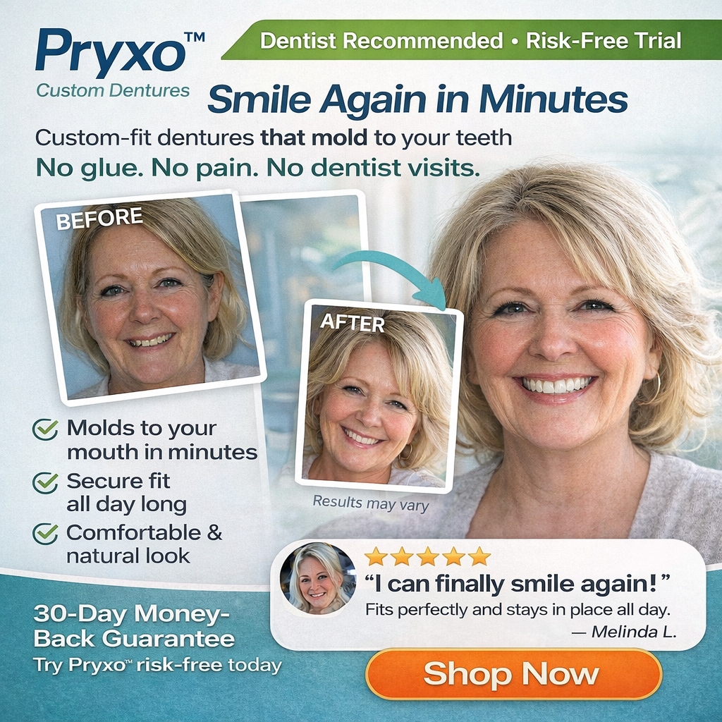 70% off! ⏰Pryxo™ Complete DenturesT