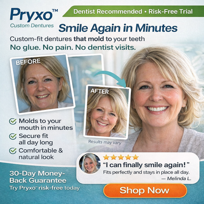 70% off! ⏰Pryxo™ Complete DenturesT