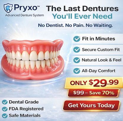 70% off! ⏰Pryxo™ Complete DenturesT