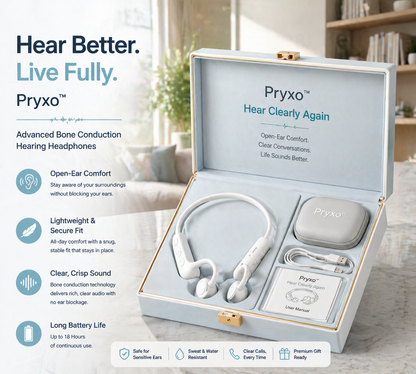 🌎Deadline today: 83% OFF! 👂🔥Advanced bone conduction smart hearing aid headphones