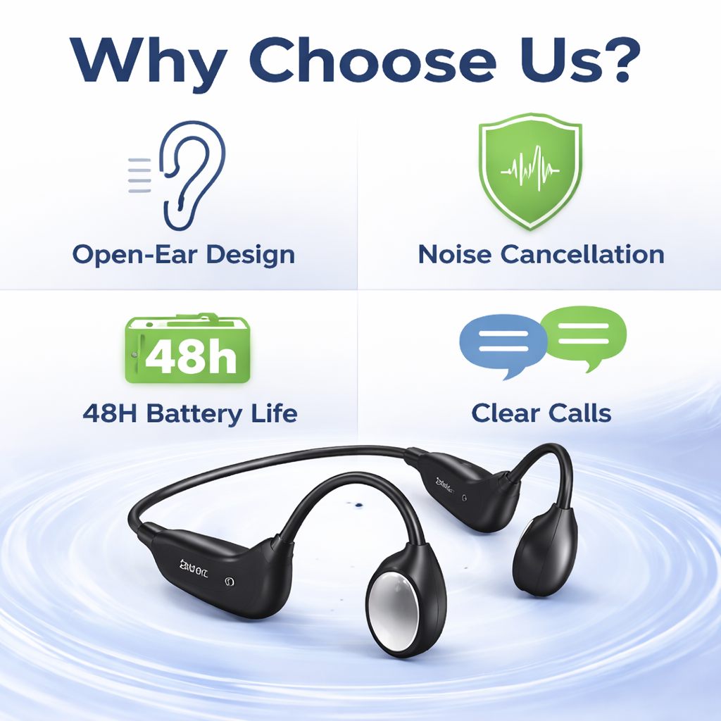 🌎Deadline today: 83% OFF! 👂🔥Advanced bone conduction smart hearing aid headphones