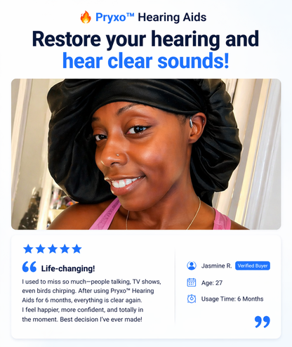 🔥 Pryxo™ Hearing Aids - Restore your hearing and hear clear sounds!