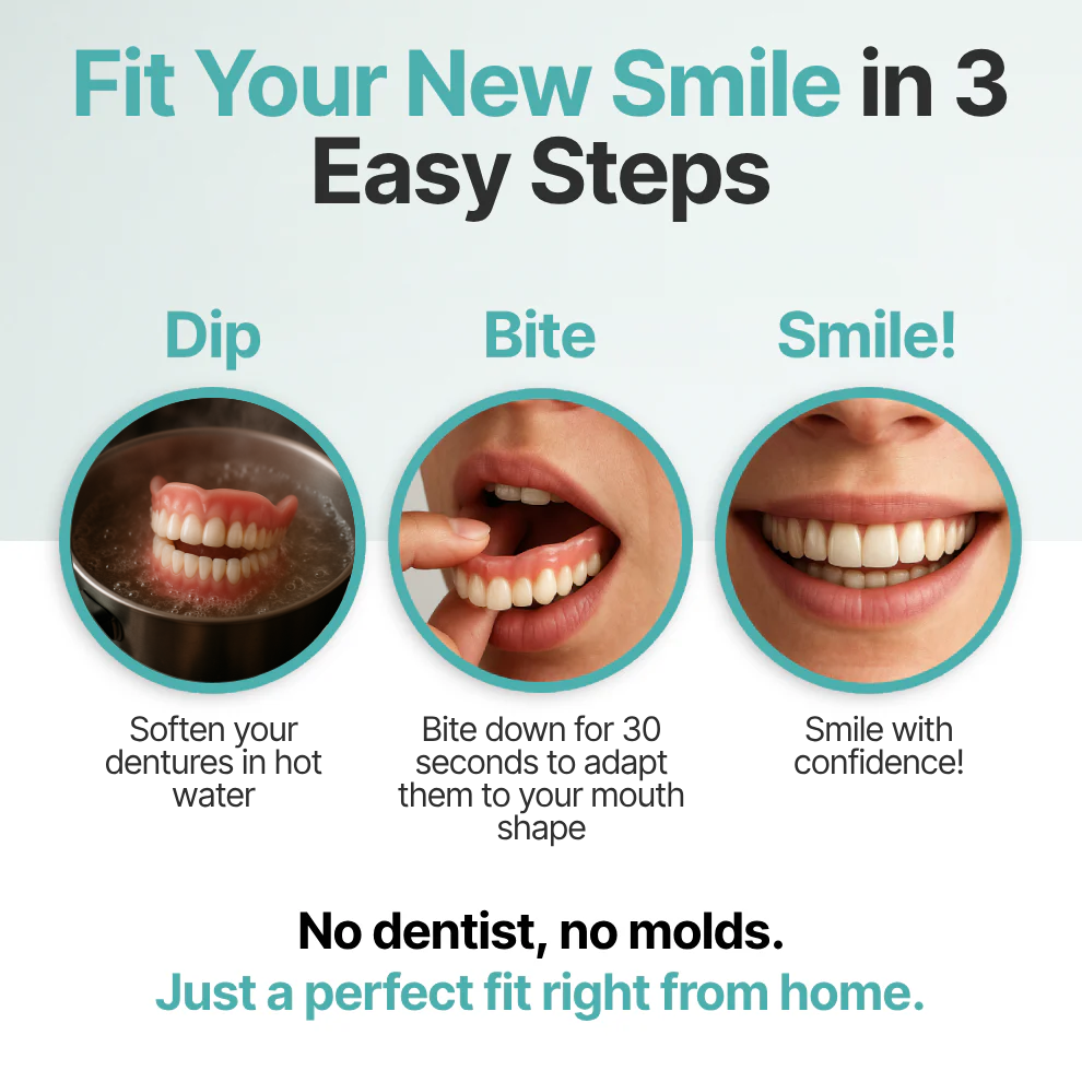 70% off! ⏰Pryxo™ Complete DenturesT