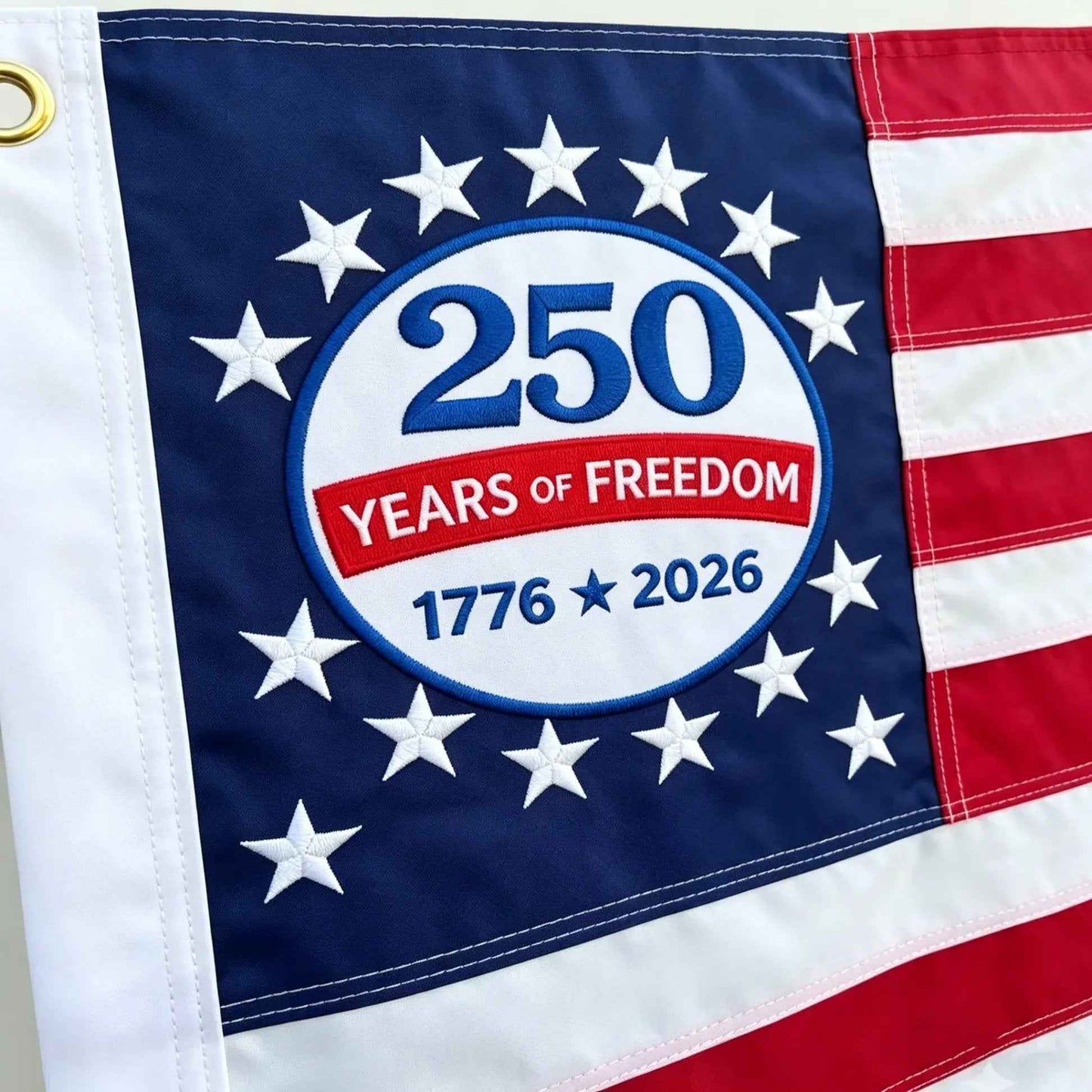 Last Day 49% OFF🔥250th Anniversary USA Commemorative Flag ,Double-Sided Embroidered