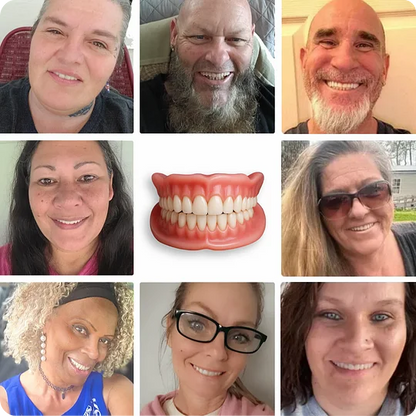 Ends Today: 75% OFF! ⏰Pryxo™ Medical Full Denture with Strong Suctiond Custom-Fit Full Functional Dentures🦷Obtain American Dental Association (ADA) Certification